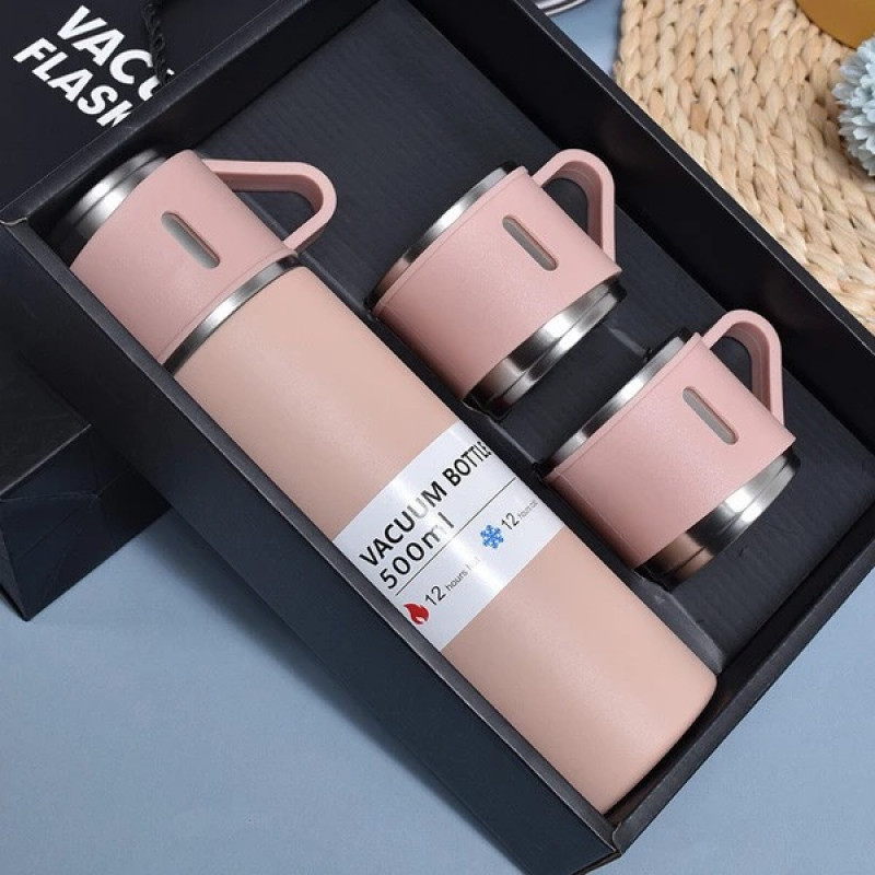 Vacuum Flask Set(Pink)